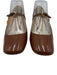 Miu Miu Shoe Size 38.5 Brown Patent Leather Mary Jane Low Heel Pumps Brown / 38.5