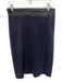 Rena Lange Size 36 / S Navy Blue & Black Cotton Elastic Waist Pencil Skirt Navy Blue & Black / 36 / S