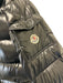 Moncler Size 4 Black Nylon Down Puffer Zip Up Detachable Hood Jacket Black / 4