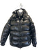 Moncler Size 4 Black Nylon Down Puffer Zip Up Detachable Hood Jacket Black / 4