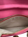 Versace Pink Leather Magnetic Flap Logo Crossbody Gold Hardware Bag Pink / S