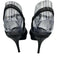 Yves Saint Laurent Shoe Size 37.5 Black Leather Round Toe Strappy Sandals Black / 37.5