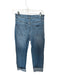 Rolla's Size 26 Med Light Wash Cotton High Waist Straight Leg Cuffed Jeans Med Light Wash / 26