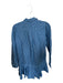 avara Size XS Med Dark Wash Tencel Long Sleeve Drop Waist Buttons Collar Dress Med Dark Wash / XS