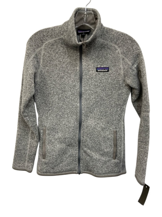 Patagonia Size XS Gray Heathered Long Sleeve Zipper Athletic Jacket Gray / XS