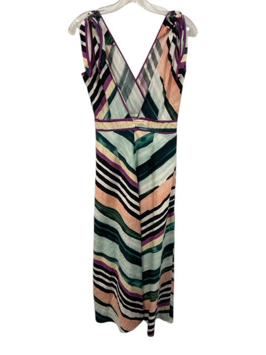 Red Carter Size S Multicolor Cotton Sleeveless A Line V Neck Midi Dress Multicolor / S