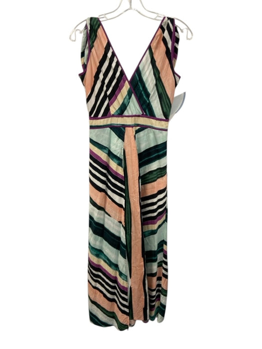 Red Carter Size S Multicolor Cotton Sleeveless A Line V Neck Midi Dress Multicolor / S