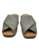 Dolce Vita Shoe Size 7.5 Grey Leather Pony Hair Criss Cross Straps Sandals Grey / 7.5