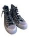 Converse Shoe Size 11 Black & Purple Canvas Almond Toe Lace Up High Top Shoes Black & Purple / 11