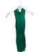 Amanda Uprichard Size XS Forest Green Silk Sleeveless Cowl Neck Front Tie Dress Forest Green / XS