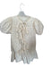 Aureum Size XS Cream Cotton Short Balloon Sleeve Front Tie Dress Cream / XS