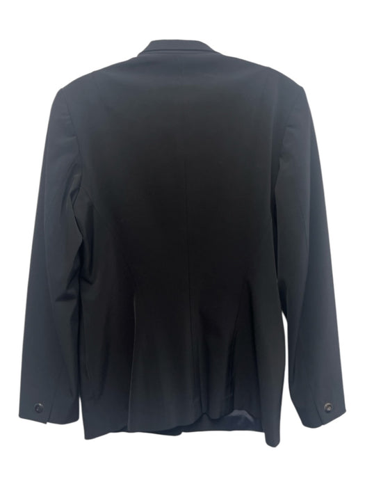 Jil Sander Size 36 Black Polyester & Spandex Buttons Blazer Jacket Black / 36