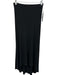 Beautiful People Size P Black Modal Blend Elastic Waistband Waffle Knit Skirt Black / P