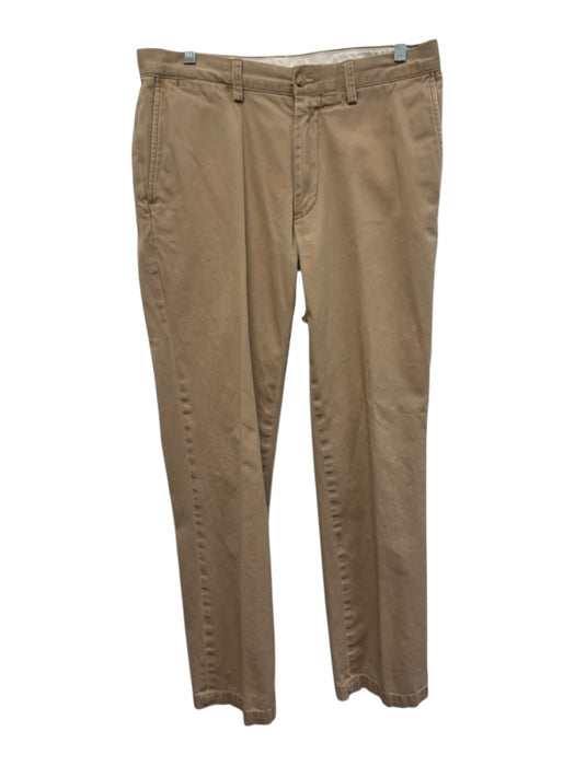 Polo Size 32 Beige Cotton Solid Men's Pants Beige / 32