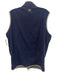 Peter Millar AS IS Size M Navy Blue & Gray Polyester Solid Zipper Men's Vest Navy Blue & Gray / M
