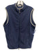 Peter Millar AS IS Size M Navy Blue & Gray Polyester Solid Zipper Men's Vest Navy Blue & Gray / M