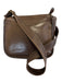 Coach Dark Brown Leather Brass Hardware Satchel Crossbody Strap Bag Dark Brown / M