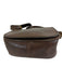 Coach Dark Brown Leather Brass Hardware Satchel Crossbody Strap Bag Dark Brown / M
