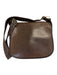 Coach Dark Brown Leather Brass Hardware Satchel Crossbody Strap Bag Dark Brown / M