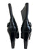 Michael Kors Shoe Size 39 Black Leather Silver Hardware Almond Toe Booties Black / 39