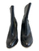 Michael Kors Shoe Size 39 Black Leather Silver Hardware Almond Toe Booties Black / 39