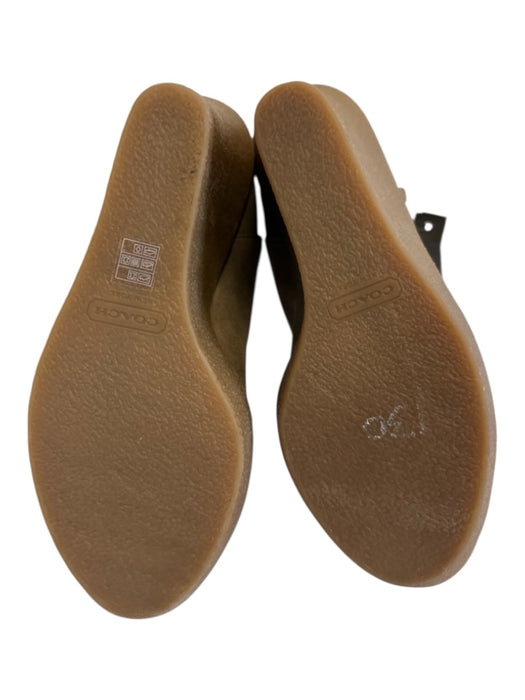 Coach Shoe Size 8.5 Taupe Gray & Beige Suede leather Faux Shearling Booties Taupe Gray & Beige / 8.5