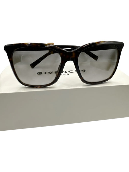 Givenchy Brown & Beige Acetate Tinted Lens Tortoise shell pattern Sunglasses Brown & Beige