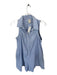 Maeve Size S Baby Blue Cotton Blend Collar Sleevless ruffle Pockets Romper Baby Blue / S