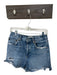 Agolde Size 28 Medium Wash Cotton Blend Raw Hem Denim Button Fly Shorts Medium Wash / 28