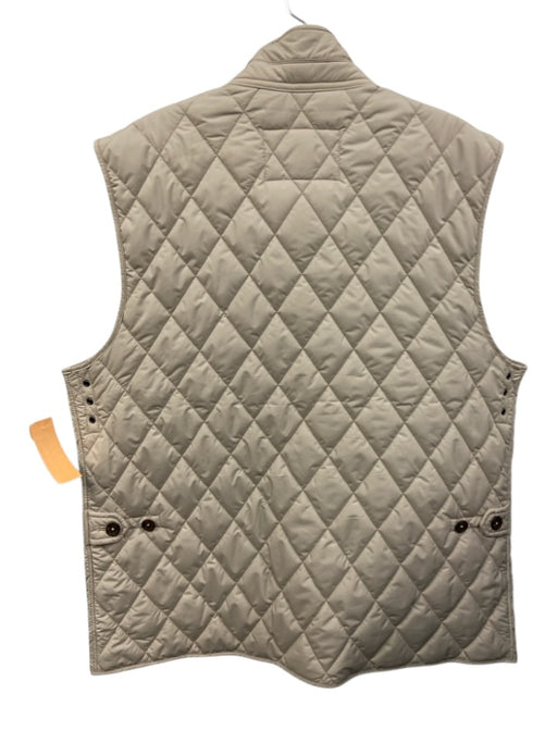Polo Size L Beige Synthetic Quilted Vest Men's Jacket Beige / L