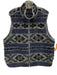 RRL Size XL Blue Synthetic Western Vest Men's Jacket Blue / XL