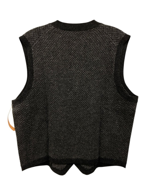 Polo Size XL Gray Wool Blend Micro Vest Men's Sweater Gray / XL