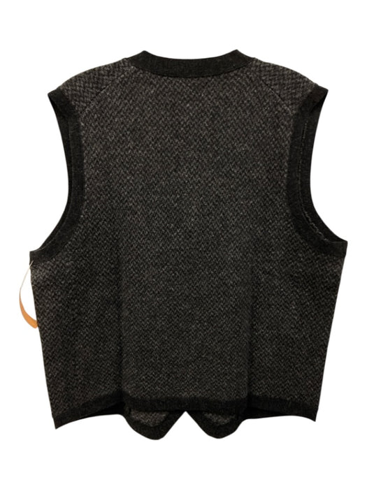 Polo Size XL Gray Wool Blend Micro Vest Men's Sweater Gray / XL