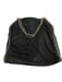 Stella McCartney Black & Silver Shimmer Fabric Chain Strap Shoulder Bag Bag Black & Silver / M
