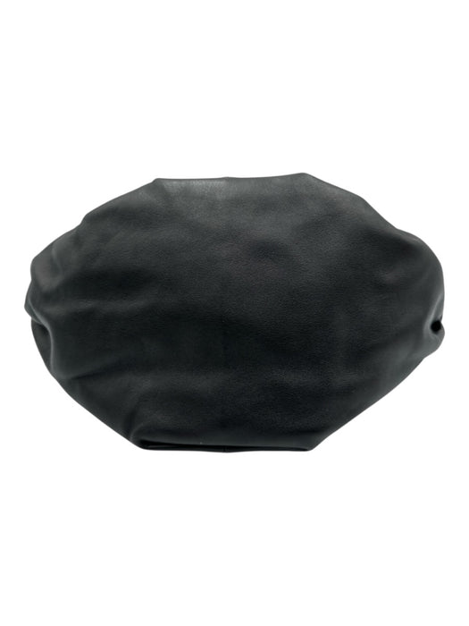 Bottega Veneta Black Leather Zip Close Handbag Knot Detail Dust Bag Incl. Bag Black / S