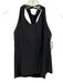 Athleta Size S Black Synthetic Cross Back Athletic Top Black / S
