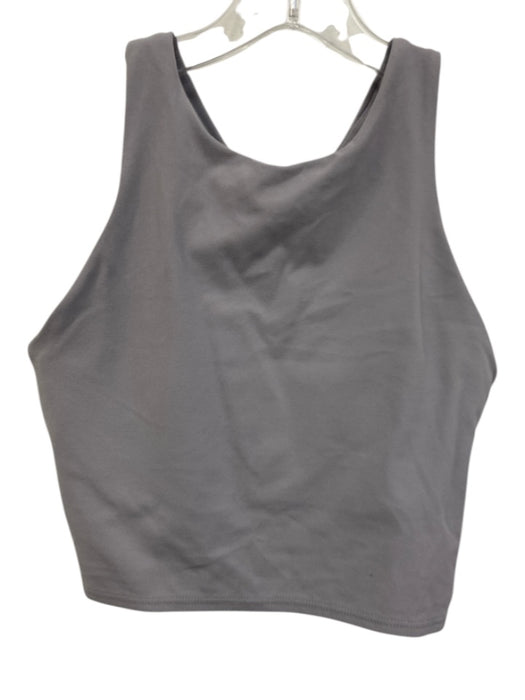 Athleta Size S Grey Synthetic Sleeveless Athletic Top Grey / S