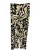 Dissh Size 6 Black & White Viscose Abstract Button Up & Collar Pants Set Black & White / 6