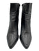 Tony Bianco Shoe Size 9.5 Black Leather Bootie Style Zip Up Pointed Toe Shoes Black / 9.5
