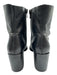 Tony Bianco Shoe Size 9.5 Black Leather Bootie Style Zip Up Pointed Toe Shoes Black / 9.5