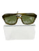 Vehla Green Acetate Aviator Flat Top Double nose bridge Sunglasses Green