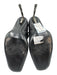Off White Shoe Size 39 Black Leather Stiletto Metal Heel Side Zip Booties Black / 39