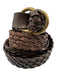 Sid Mashburn Brown Leather Woven Men's Belt Brown