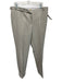 Sartoria Vestrucci Size Est L Gray Wool Solid Side Tabs Men's Pants Gray / Est L
