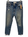 Mother Size 27 Light Med Wash Cotton Blend Distressed High Rise Button Fly Jeans Light Med Wash / 27