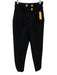 Derek Lam 10 Crosby Size 2 Black Cotton Blend High Rise Pleated Waist Jeans Black / 2