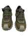 Moncler Shoe Size 41 New Olive Green Synthetic Solid Sneaker Outdoor Men's Shoes Olive Green / 41