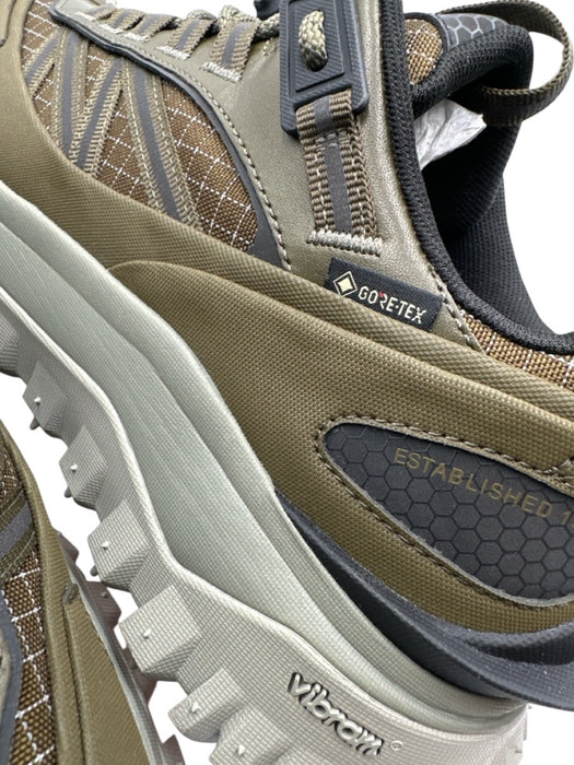 Moncler Shoe Size 41 New Olive Green Synthetic Solid Sneaker Outdoor Men's Shoes Olive Green / 41