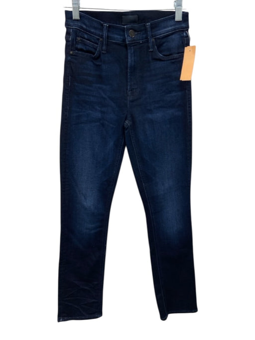 Mother Size 25 Indigo Wash Viscose Blend Mid Rise Slim Ankle Jeans Indigo Wash / 25