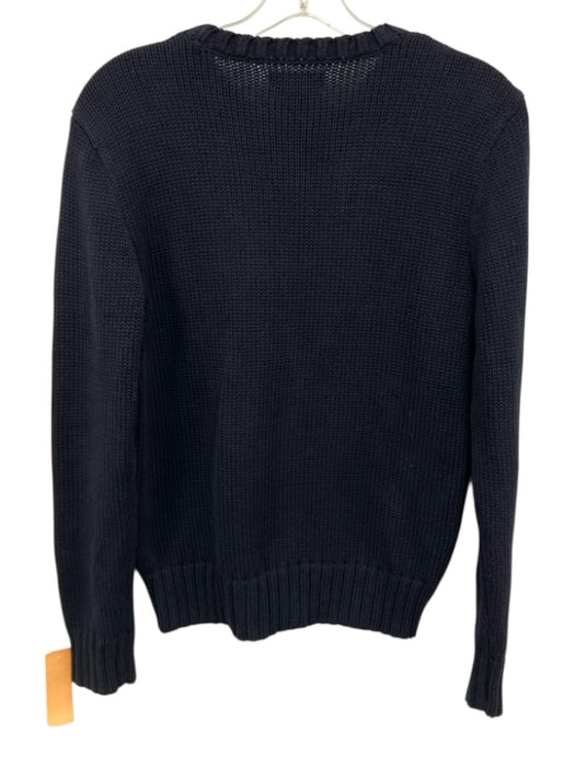 Polo Ralph Lauren Size L navy blue, red, beige Cotton ribbed knti trim Sweater navy blue, red, beige / L